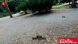 Slut Babe Mia Blow Rides Young Dick Outdoors