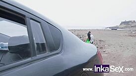 latina with big ass caught peeing, wanna fuck?