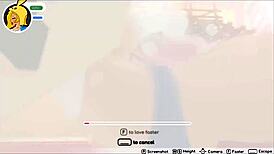 Hentai Game Ep 2: Futanari Candy Gets Assfucked by People in Parody Fight