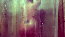 Hidden camera catches big ass babe masturbating in shower! Wow!