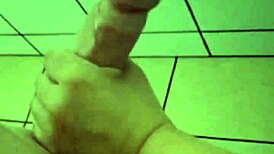 i watched him bathing in the shower