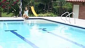 selina 18 explores dirty lesbian teen experiences with teasing and licking