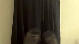 i am a mature latina doin striptease in glasses, clothes riped