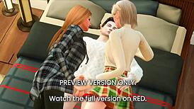 3D Hentai Mistletoe Sex Preview Rocks!