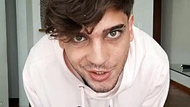 Latina Teen Licks Ass and Sucks Cock