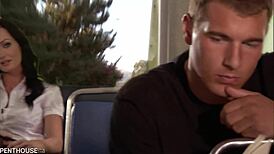 PenthouseGold.com - Brunette Melissa Lauren Enjoys Casual Hookup with Stranger