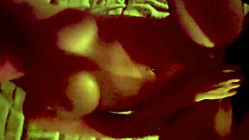 dirty homemade creampie in sauna with big tits wife