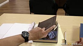 brazzers - anna bell gets free anal fucking