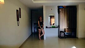 enni lait, a beautiful redhead, intriguingly gets cum on face from monster cock in hardcore scene