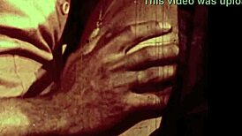 In this vintage film, black performers come together in a classic black on black scene.