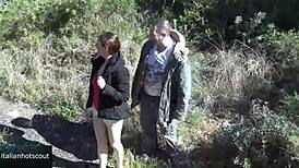 Fair-skinned girl, how wild is outdoor fucking?!