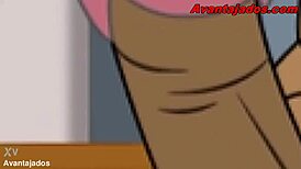 In this brazilian gay porn drawing, the hetero is well-endowed