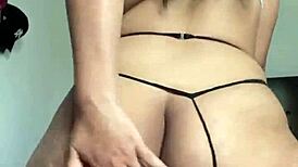 riding monster cock cowgirl style, big ass latina bouncing on huge dick