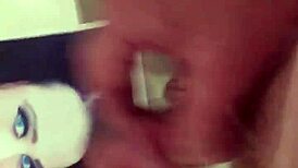 I made a cum tribute for my friend, shooting loads all over her picture in this masturbation session.