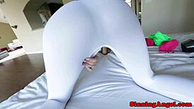 August Ames Rides And Sucks Cock In POV Glamour