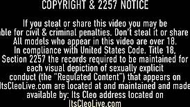 Big Boobed Dildo Fucker Cleo Gets Everything Wet In The Shower!