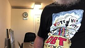 mature woman masturbates to orgasm alone