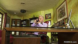 She Wants Him Fired, But The Passion Overwhelms Them In This Intense Group Encounter.