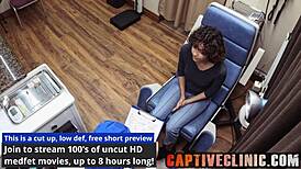 Horny slut Brooklyn Rossi diagnosed with sexual deviance by Doctor Tampa at Bondage Clinic