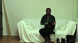 Missy Maverick Casting: African Amateur Gets Wild on Sofa