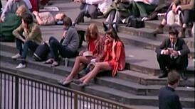 In this vintage film, black performers come together in a classic black on black scene.