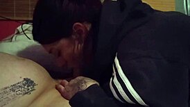 I found this teen slut on Craigslist and she deepthroats my monster cock