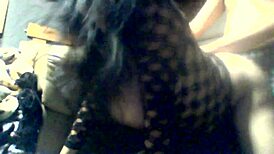 Wow, young chubby Navajo Tiff takes big tits doggystyle!