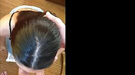 Hot Latina On Her Knees For Rough Blowjob!