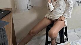 Dona de Casa Seduced Technician for Hardcore Doggystyle Fix! 😈