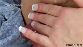 Splendid Brunette Gets Pussy Pumped