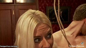 huge boobs blond sub gets her ass banged in the orgy