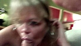 Jenna Jaymes deepthroats big white cock