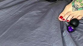 BBW Squirts In Close-Up POV For Her King.