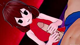 girlfriend feels very hot and wants to play before sleep