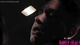 Young Beauty Jojo Kiss Pussy Slammed Hard in Back Seat