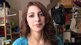 wow, lexi bloom got a huge cum surprise on her face