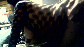 Wow, young chubby Navajo Tiff takes big tits doggystyle!