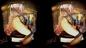 380 - claudia mac - cosplay warrior girl 3dvr dildo masturbation from bravo models media