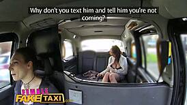 FemaleFakeTaxi, wanna see this busty babe squirt from wild licking?