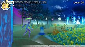 Hentai Game Ep 3: Sitting On Face While Rubbing Clitoris