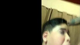 wet blowjob on big cock from tasty big ass fadynha of 18!