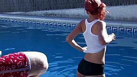 she shoots her sister while giving him a blowjob and takes it in the ass 😈