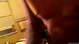 I massaged my wife's pussy and ass intimately