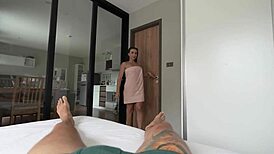 Got so horny in the shower, mind if I taste you?