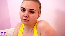 Stepsister Rides Cowgirl, Clothes Ripped, Pussy And Ass Fucked