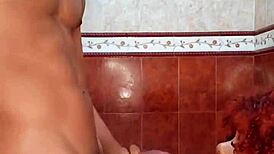 Surprising My Latina Neighbor in the Shower for Intense Fucking and Facial