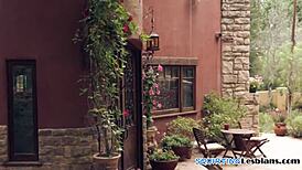 does this squirting les milf get her pussy licked by beauties?