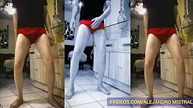 i'm a mature gay guy in underwear fetish with alejandro mistral, loving it so much!!