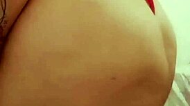 Latina Blonde Teases Big Ass And Tits With Monster Cock