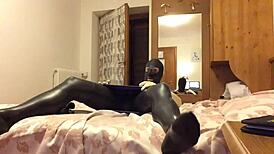 How Latexitaly Captures Images In European Rubber Dress And Gloves